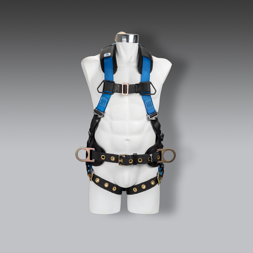 arnes para la seguridad industrial arnes de posicionamiento acojinado de machuelo talla small modelo a2act s marca alto